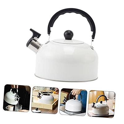 WOONEKY Whistle Kettle Stainless Steel Kettle Camping Tea Kettle