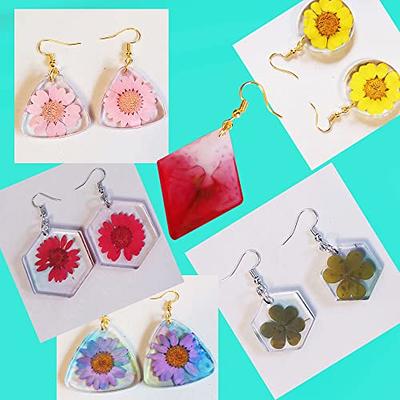 Resin Earring Mold, Jewelry Earring Silicone Molds for Epoxy Resin Casting,  Resin Hoop Earrings Mould for DIY Jewelry
