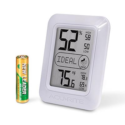 1.69” Mini Indoor Outdoor Thermometer °C/°F Temperature Monitor Gauge Gold  - Yahoo Shopping