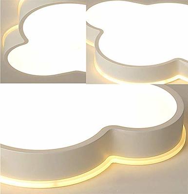 LAKIQ Modern Creative Acrylic LED Lights Cloud Shape Children Room Ceiling Light Flush Mount Ceiling Chandelier Lighting Fixture for Kids Bedroom