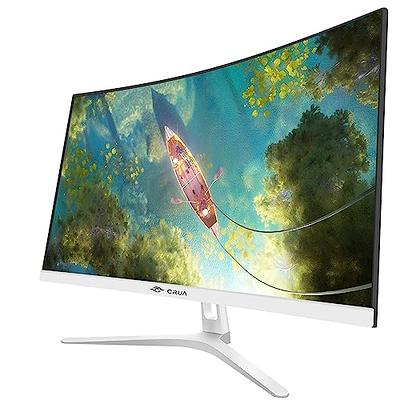 CRUA 27 144Hz/180Hz Curved Gaming Monitor, FHD 1080P VA Screen 1800R  Computer Monitors, 1ms(GTG) with FreeSync, Low Motion Blur, DisplayPort,  HDMI