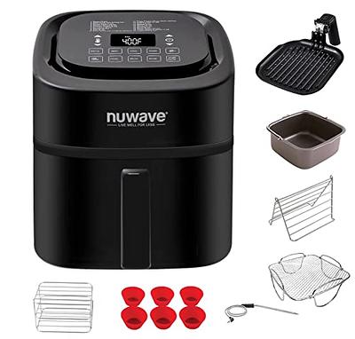 Nuwave Brio 6-Quart Healthy Digital Smart Air Fryer with Probe One