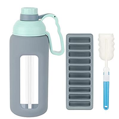 SUNWILL Insulated Water Bottle with Straw 32oz, Stainless Steel Travel  Water Bottle, Reusable Wide Mouth Flask with 2 Lids (Straw & Spout Lid),  Leak