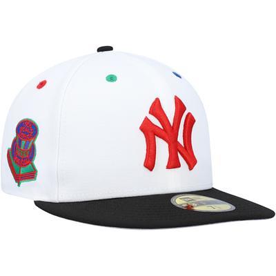 Men's New Era Red York Yankees White Logo 59FIFTY Fitted Hat