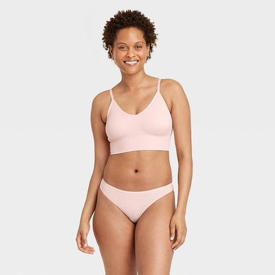 Women's Cotton Thong - Auden™ Light Pink M - Yahoo Shopping