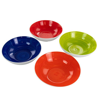 Our Family Plastic Bowls Red