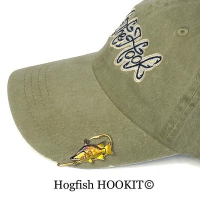 Hogfish Hookit© Fishing Hat Hook - Brim Clip Clip- -. Gift For Fisherman  - Yahoo Shopping