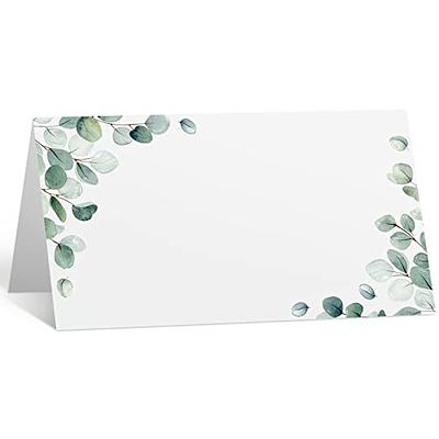 50-Pack Place Cards for Weddings – Elegant Name Cards for Table