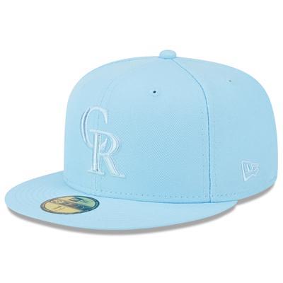 Men's New Era Light Blue Houston Astros 2023 Spring Color Basic 59FIFTY Fitted Hat