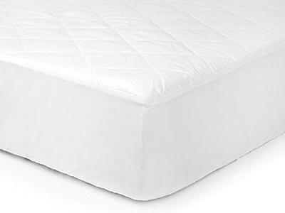 Nevlers Twin Size Slip Resistant Mattress Pad with Durable Grip : Prevent Mattress and Topper from Slipping (36 in. x 72 in. ), Off White