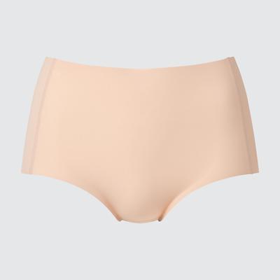 Women's Airism Ultra Seamless High-Rise Briefs with Quick-Drying, Beige, Small