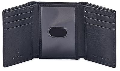 Wise Owl Stylish Bifold Long Slim Wallets - Real Leather RFID Handmade 2 ID  Window Credit Card Holder for Men Women (Black Crazy Horse) : :  Clothing, Shoes & Accessories