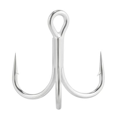  YATROUYS 50pcs Fishing Hook Silvery Tuba Treble Hooks High  Carbon Treble Hooks Super Sharp Solid Size 1/0 2/0 3/0 4/0 5/0 Triple  Barbed Steel Fish Hook (1/0-50pcs) : Sports & Outdoors