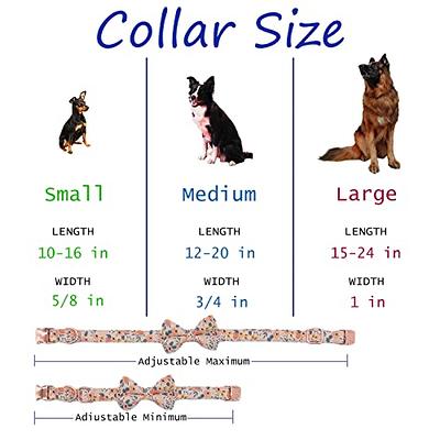 Peak Pooch Premium Designer Dog Collars Soft Padded Adjustable for All Dogs, Purple, Large