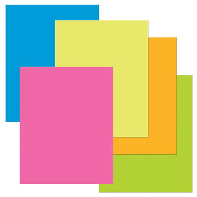 Pacon Poster Board Class Pack, 22 x 28, Assorted Colors, 50 Sheets
