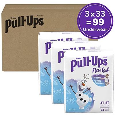 Pull-Ups New Leaf Girls' Disney Frozen Potty Training Pants, 2T-3T (16-34  lbs), 124 Ct (4 Packs of 31), Packaging May Vary