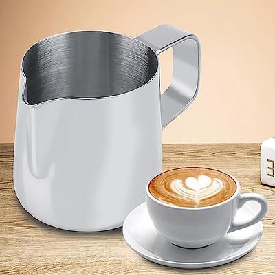 Stainless Steel Milk Craft Coffee Frothing Art Jug Pitcher Mug Cup Frother  20oz