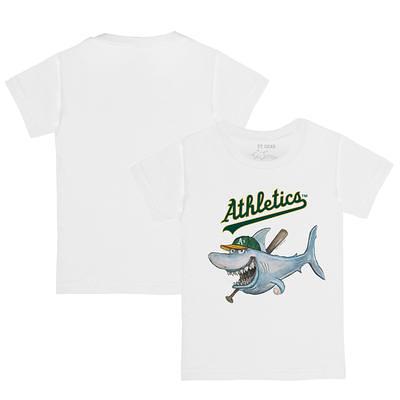 Lids Oakland Athletics Tiny Turnip Women's Popcorn T-Shirt - White