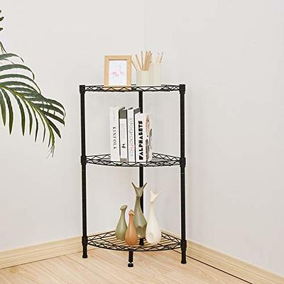 Corner Shelf Stand 3 Tier Organizer Rack Bathroom Storage Shelves