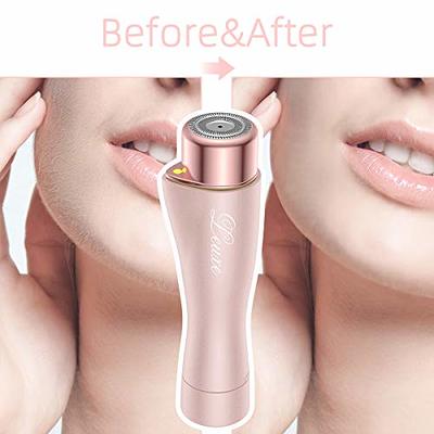 Facial Hair Removal for Women | Painless Hair Remover | USB Rechargeable  Ladies Electric Shaver | Waterproof with LED Light | Remover for Peach  fuzz