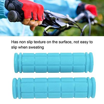 1Pair Anti-Slip Soft Silicone Rubber Bicycle Handlebar Grip Sports Bike  Grips Cover Eco-Friendly Foam Soft Cycling Handlebar Bicycle Grip with Bike