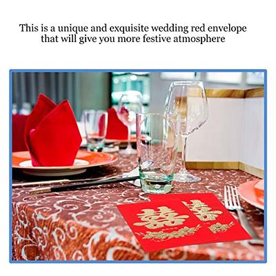 60Pcs Elegant Chinese Festival Red Packets Beautiful Gift Money