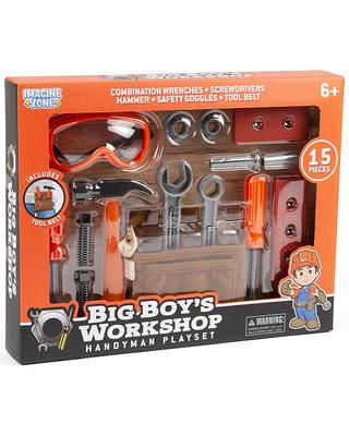 World Tech Toys Big Boys Workshop Electric Toy Power Drill Playset