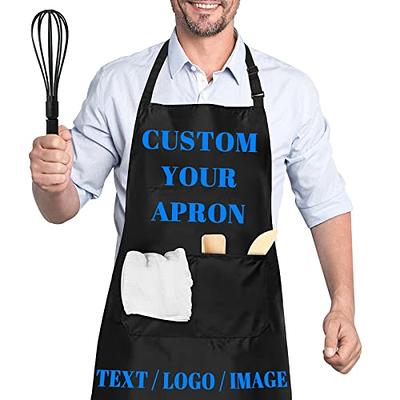 Customized Floral Mother's Day Apron With Pocket Adjustable Neck  Personalized Aprons Chef Gifts Grilling Apron For