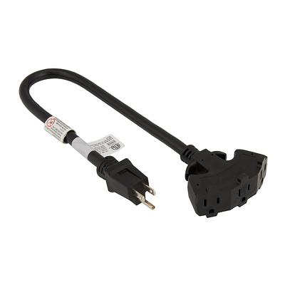 Utilitech 10-ft 14/3-Prong Indoor Sjt Medium Duty General Extension Cord in  Black