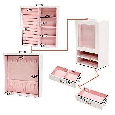 Poyilooo Jewelry Box Organizer, Large Jewelry Boxes for Women, Great Storage  Earring Organizer Display for Necklace Earring Ring Bracelet, Rustic Wood Jewelry  Organizer Box for Girls, Ideal Gift - Yahoo Shopping