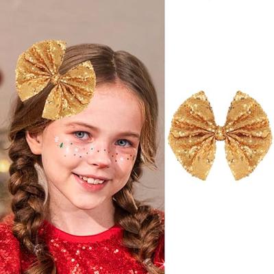 2PCS Hair Bows Clips for Women-Bow Hair Ribbons Barrette Snap Bow