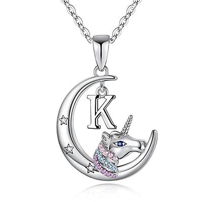 STORUP Unicorn Necklace for Girls - Unicorn Gifts for Girls Necklaces  Initial K Necklaces for Girls Gifts Age 6-8 Birthday Girl Unicorn Necklace Unicorn  Gifts for Girls Teen Girls - Yahoo Shopping