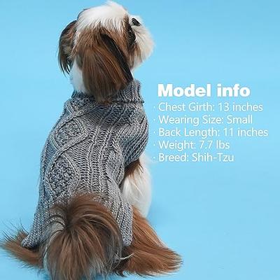 Medium Dog Pullover, Knitted Dog Sweater