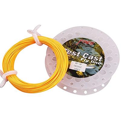 SF 90FT Fly Fishing Line Weight Forward Floating Fly Line with Two Welded  Loops WF3 4