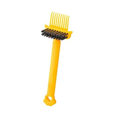 Comb Cleaning Brush Hair Brush Cleaner Tool Comb Cleaning Hairbrush 2 In 1  Hair Brush Cleaning Tool Embedded Comb Hair Brush Hair Brush Remover Rake