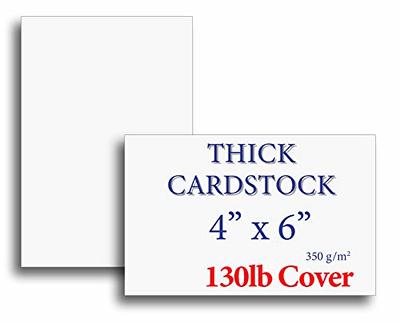 Extra Heavy Duty 130lb Cover Cardstock - 8 x 10 Bright White - 350gsm  17pt Thick Paper for Inkjet & Laser Printers - 100 Pack - Yahoo Shopping