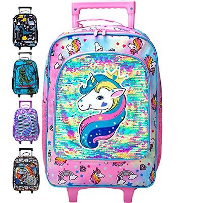 emissary Kids Luggage With Wheels For Girls, Unicorn Kids Luggage Set,  Childrens Luggage For Girls With Wheels, Kids Suitcases With Wheels For  Girls