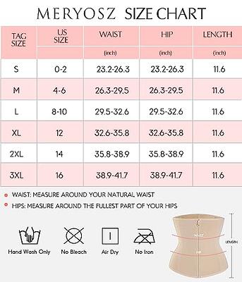 MERYOSZ Waist Cincher for Women Zipper Waist Trainer Shapewear Mesh Body Shaper  Corset Plus Size Trimmer for Tummy Control (Beige,S) at  Women's  Clothing store