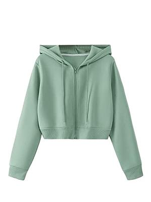 Girls' Boxy Cropped Zip-up Hoodie Sweatshirt - Art Class™ White Xl : Target