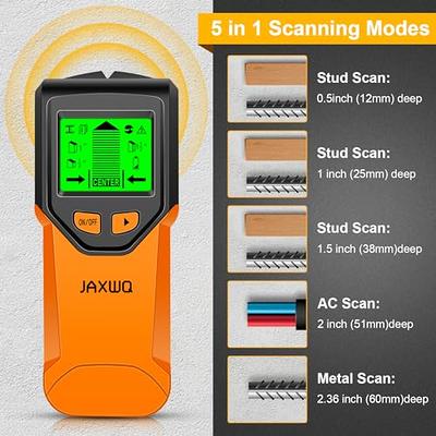 Stud Finder Wall Scanner Detector - 5 in 1 Electronic Wall Wood Metal Stud  Finder Edge Center Beam Finders Stud Sensor with LCD Display for Live AC