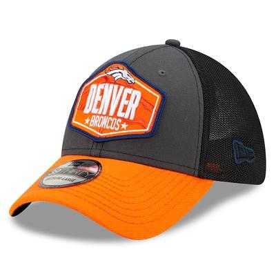 Denver Broncos New Era 2023 NFL Draft 39THIRTY Flex Hat - Stone/Orange