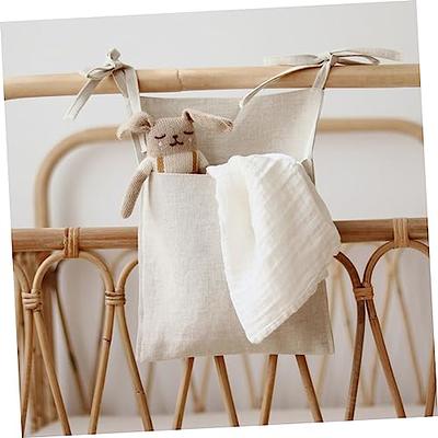 1pc Portable Baby Crib Storage Bag Multifunctional Newborn Bed Headboard  Organizer For Kids Baby Bedding Diaper Bag Accessories