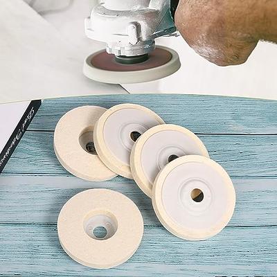 5pcs Wool Polishing Wheel Disc, Polishing Wheel for Angle Grinder 125mm  Wool Felt Buffing Pad Disc for Metal Aluminum Drill Angle Grinder, with  22mm Inner Hole - Yahoo Shopping