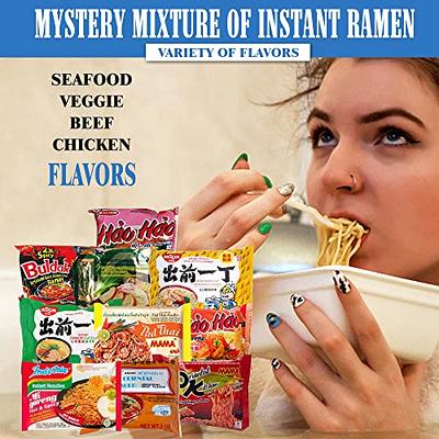 InfiniteeShop MAMA Top Ramen Instant Noodles, Free Snacks Included