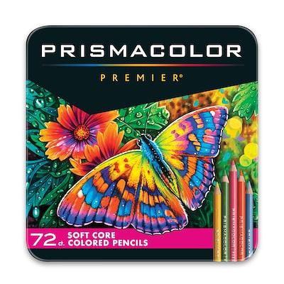 Prismacolor Premier Soft Core Colored Pencils, Assorted Colors, 72