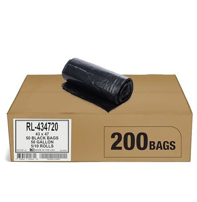 ToughBag 42 Gallon Trash Bags, 3 Mil Contractor Garbage Bags (50