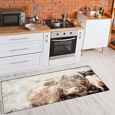 Highland Cow Doormat Non-slip Resist Dirt Door Rugs For Front Door, Outside  Entry Porch Mats With Anti-slip Rubber Back