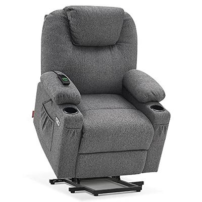Power Lift Recliner Chair Reclining Sofa w/ Remote Control Footrest Grey