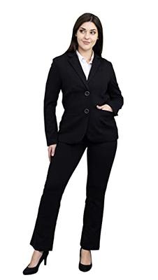 Marycrafts Women's 2 Buttons Business Blazer Pant Suit Set for Work 10 ...