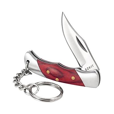 Portable Folding Scalpel Small Keychain Pocket Utility Knife For Men Mini  Foldable Exacto Knives With 10pcs Replaceable Blades
